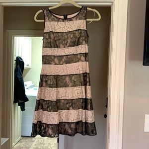 Black and gold Jessica Simpson cocktail dress